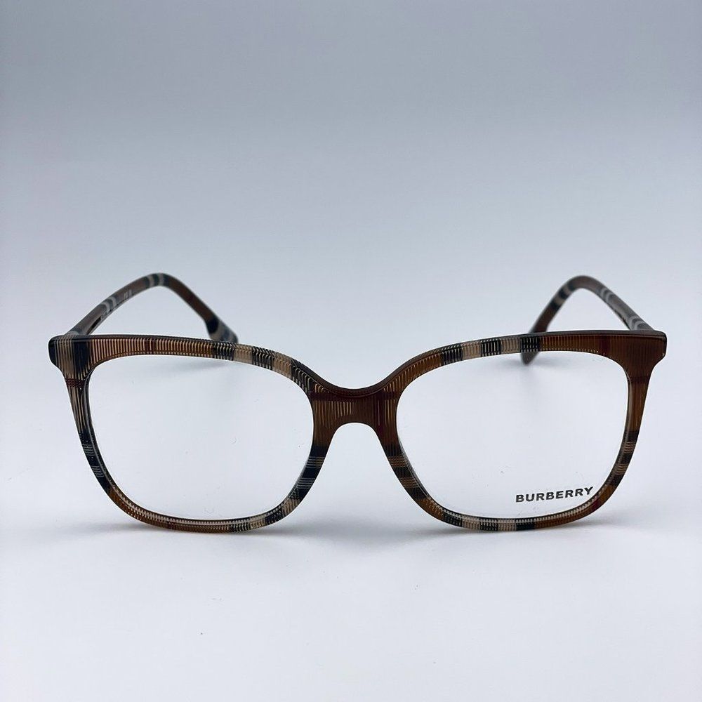 Burberry BE2367 3966 Eyeglasses Check Brown Square Women - Picture 6 of 12